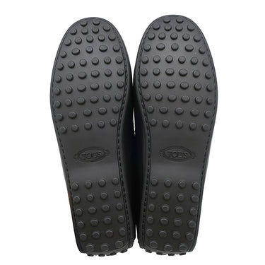 トッズ TODS シティ ゴンミーノ XXM76L0JM40AKTB999 ブラック カーフ 7 モカシン シルバー金具 黒 革靴 スリッポン