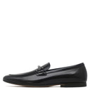 トッズ TODS ロゴ メタル XXM38K0JF20MG2B999 ブラック カーフ 7 ローファー シルバー金具 黒 革靴