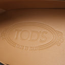 トッズ TODS ロゴ メタル XXM38K0JF20MG2B999 ブラック カーフ 7 ローファー シルバー金具 黒 革靴