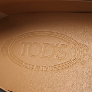 トッズ TODS ロゴ メタル XXM38K0JF20MG2B999 ブラック カーフ 7 ローファー シルバー金具 黒 革靴