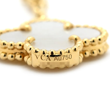 ヴァンクリーフアーペル Van Cleef & Arpels ラッキー アルハンブラ 4モチーフ VCARD79600 イエローゴールドXマルチカラー K18YG マラカイト マザーオブパール タイガーズアイ カーネリアン ブレスレット 赤 白 緑 茶 マルチストーン 18K 18金 750YG