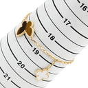 ヴァンクリーフアーペル Van Cleef & Arpels ラッキー アルハンブラ 4モチーフ VCARD79600 イエローゴールドXマルチカラー K18YG マラカイト マザーオブパール タイガーズアイ カーネリアン ブレスレット 赤 白 緑 茶 マルチストーン 18K 18金 750YG