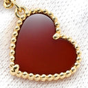 ヴァンクリーフアーペル Van Cleef & Arpels ラッキー アルハンブラ 4モチーフ VCARD79600 イエローゴールドXマルチカラー K18YG マラカイト マザーオブパール タイガーズアイ カーネリアン ブレスレット 赤 白 緑 茶 マルチストーン 18K 18金 750YG