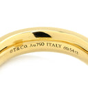 ティファニー Tiffany & Co Tワン ダイヤリング イエローゴールド K18YG ダイヤモンド リング 指輪 T&Co. Au750 18K Tコレクション 10.5号