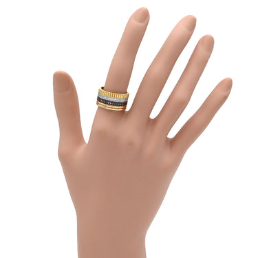 ブシュロン BOUCHERON キャトル クラシック ラージ JRG0062353 4カラー K18YG K18PG K18WG ブラウンPVD ダイヤモンド #T53 リング 指輪 ダイヤ Au750 グログラン クルドパリ ダブルゴドロン 13号
