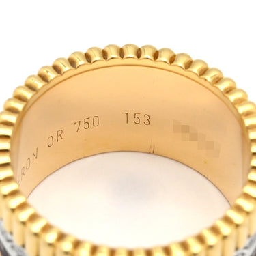 ブシュロン BOUCHERON キャトル クラシック ラージ JRG0062353 4カラー K18YG K18PG K18WG ブラウンPVD ダイヤモンド #T53 リング 指輪 ダイヤ Au750 グログラン クルドパリ ダブルゴドロン 13号