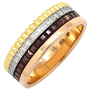 ブシュロン BOUCHERON キャトル クラシック スモール ダイヤ JRG00627 4カラー K18YG K18PG K18WG ブラウンPVD ダイヤモンド ＃55（JP15） リング 指輪 Au750 18K 18金 15号