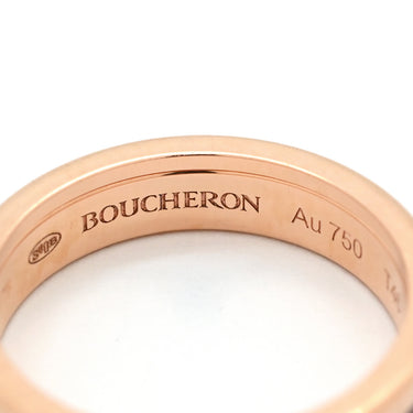 ブシュロン BOUCHERON キャトル クラシック ハーフ JAL0017546 ピンクゴールド×ブラウン K18PG ブラウンPVD #T46(JP6) リング 指輪 ピンクゴールド 18K 750 18金 6号