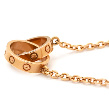 カルティエ Cartier ベビーラブ B7212300 ピンクゴールド K18PG ネックレス Love ペンダント ピンクゴールド PG Au750 18K 18金