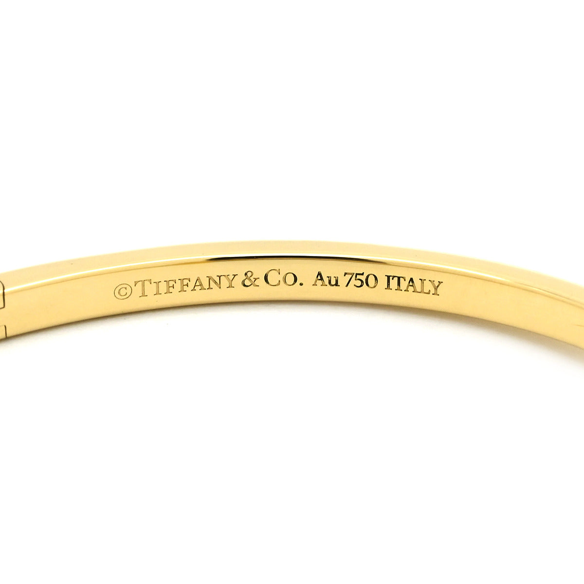 ティファニー Tiffany & Co T ワン ナロー ヒンジ バングル ミディアム