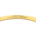 ティファニー Tiffany & Co T ワン ナロー ヒンジ バングル ミディアム イエローゴールド K18YG ブレスレット Tiffany&Co. 750 18金 YG