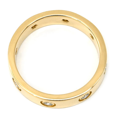 カルティエ Cartier LOVE ミニラブリング 8Pダイヤ CRB4056249 イエローゴールド K18YG ダイヤモンド #49(JP9) リング 指輪 スモールモデル 750 18K YG フルダイヤ 9号