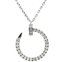 カルティエ Cartier ジュストアンクル ダイヤモンド ネックレス B7224897 ホワイトゴールド K18WG ダイヤモンド ネックレス 750WG K18 18金