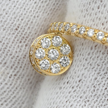 カルティエ Cartier ジュストアンクル ダイヤ スモール イエローゴールド K18YG ダイヤモンド #52(JP12) リング 指輪 750 JUSTE UN CLOU 18K 18金 SM 12号