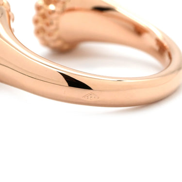 ヴァンクリーフアーペル Van Cleef & Arpels ペルレ クルール アントレ レ ドア VCARO9SV00 ローズゴールド K18PG ダイヤモンド カーネリアン #54(JP14) リング 指輪 ダイヤモンド カーネリアン 13号