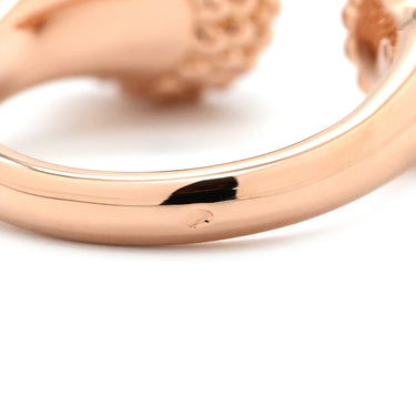 ヴァンクリーフアーペル Van Cleef & Arpels ペルレ クルール アントレ レ ドア VCARO9SV00 ローズゴールド K18PG ダイヤモンド カーネリアン #54(JP14) リング 指輪 ダイヤモンド カーネリアン 13号