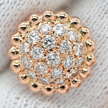 ヴァンクリーフアーペル Van Cleef & Arpels ペルレ クルール アントレ レ ドア VCARO9SV00 ローズゴールド K18PG ダイヤモンド カーネリアン #54(JP14) リング 指輪 ダイヤモンド カーネリアン 13号