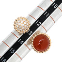 ヴァンクリーフアーペル Van Cleef & Arpels ペルレ クルール アントレ レ ドア VCARO9SV00 ローズゴールド K18PG ダイヤモンド カーネリアン #54(JP14) リング 指輪 ダイヤモンド カーネリアン 13号