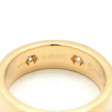 カルティエ Cartier ラブリング フルダイヤ イエローゴールド K18YG ダイヤモンド #49（JP9） リング 指輪 LOVE Ring イエローゴールド YG Au750 18K 18金 6P 6石 6粒 9.5号