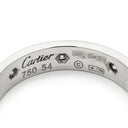 カルティエ Cartier ラブリング フルダイヤ ホワイトゴールド K18WG ダイヤモンド #54 リング 指輪 LOVE Ring ホワイトゴールド WG Au750 18K 18金 6P 6石 6粒 14号
