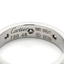 カルティエ Cartier ラブリング フルダイヤ ホワイトゴールド K18WG ダイヤモンド #48 リング 指輪 ミニラブ LOVE Ring ホワイトゴールド WG Au750 18K 18金 8P 8石 8粒 8号