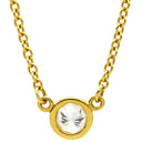 ティファニー Tiffany & Co バイザヤード シングルダイヤモンド ペンダント イエローゴールド K18YG ダイヤモンド ネックレス Au750 T&Co. 1石 1P エルサペレッティ