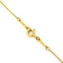 ティファニー Tiffany & Co バイザヤード シングルダイヤモンド ペンダント イエローゴールド K18YG ダイヤモンド ネックレス Au750 T&Co. 1石 1P エルサペレッティ