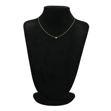 ティファニー Tiffany & Co バイザヤード シングルダイヤモンド ペンダント イエローゴールド K18YG ダイヤモンド ネックレス Au750 T&Co. 1石 1P エルサペレッティ