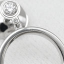 カルティエ Cartier ディアマンレジェ ダムール ダイヤ ホワイトゴールド K18WG ダイヤモンド ピアス 4P 4石 ダイヤモンド ブリリアントカット スイングピアス