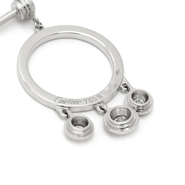 カルティエ Cartier ディアマンレジェ ダムール ダイヤ ホワイトゴールド K18WG ダイヤモンド ピアス 4P 4石 ダイヤモンド ブリリアントカット スイングピアス