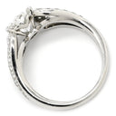 カルティエ Cartier バレリーナ ソリテール ハート ダイヤモンド プラチナシルバー Pt950 ダイヤモンド リング 指輪 PT ハートブリリアント 11号