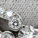 カルティエ Cartier バレリーナ ソリテール ハート ダイヤモンド プラチナシルバー Pt950 ダイヤモンド リング 指輪 PT ハートブリリアント 11号