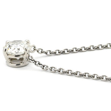 ハリーウィンストン Harry Winston ソリティア プラチナシルバー Pt950 ダイヤモンド ネックレス ラウンドブリリアントカット 1p 1粒 ペンダント 0.50ct