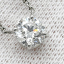 ハリーウィンストン Harry Winston ソリティア プラチナシルバー Pt950 ダイヤモンド ネックレス ラウンドブリリアントカット 1p 1粒 ペンダント 0.50ct