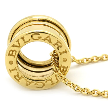 ブルガリ BVLGARI ビーゼロワン ネックレス 旧型 イエローゴールド K18YG ネックレス B-zero1 ペンダント イエローゴールド Au750 18K 18金 カネーテチェーン
