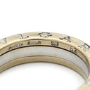 ブルガリ BVLGARI ビーゼロワン B-zero1 ワンポイントダイヤ ホワイトゴールド K18WG ダイヤモンド #52 リング 指輪 ホワイトゴールド WG 750 18K ソリテール 1P 1石 1粒 12号