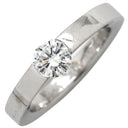 カルティエ Cartier デートウィズ 1Pダイヤ ホワイトゴールド K18WG ダイヤモンド #50(JP10) リング 指輪 750 18K WG 18金 10号