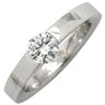 カルティエ Cartier デートウィズ 1Pダイヤ ホワイトゴールド K18WG ダイヤモンド #50(JP10) リング 指輪 750 18K WG 18金 10号