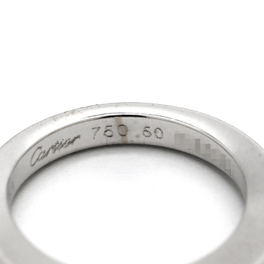 カルティエ Cartier デートウィズ 1Pダイヤ ホワイトゴールド K18WG ダイヤモンド #50(JP10) リング 指輪 750 18K WG 18金 10号
