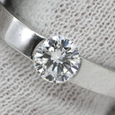 カルティエ Cartier デートウィズ 1Pダイヤ ホワイトゴールド K18WG ダイヤモンド #50(JP10) リング 指輪 750 18K WG 18金 10号