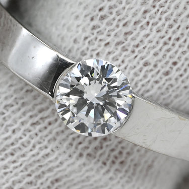 カルティエ Cartier デートウィズ 1Pダイヤ ホワイトゴールド K18WG ダイヤモンド #50(JP10) リング 指輪 750 18K WG 18金 10号