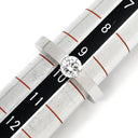 カルティエ Cartier デートウィズ 1Pダイヤ ホワイトゴールド K18WG ダイヤモンド #50(JP10) リング 指輪 750 18K WG 18金 10号