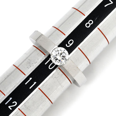 カルティエ Cartier デートウィズ 1Pダイヤ ホワイトゴールド K18WG ダイヤモンド #50(JP10) リング 指輪 750 18K WG 18金 10号