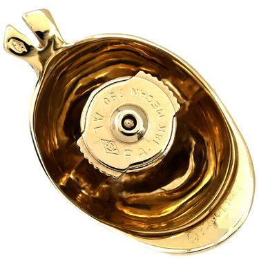 ピアジェ PIAGET 帽子モチーフ サファイア イエローゴールド K18YG サファイア ブローチ 750 18K ブルー 青 色石 ピンブローチ 1P キャップモチーフ