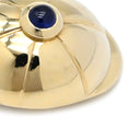 ピアジェ PIAGET 帽子モチーフ サファイア イエローゴールド K18YG サファイア ブローチ 750 18K ブルー 青 色石 ピンブローチ 1P キャップモチーフ