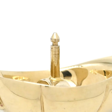 ピアジェ PIAGET 帽子モチーフ サファイア イエローゴールド K18YG サファイア ブローチ 750 18K ブルー 青 色石 ピンブローチ 1P キャップモチーフ