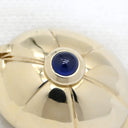 ピアジェ PIAGET 帽子モチーフ サファイア イエローゴールド K18YG サファイア ブローチ 750 18K ブルー 青 色石 ピンブローチ 1P キャップモチーフ
