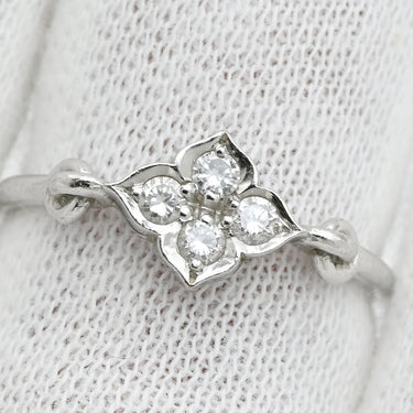 カルティエ Cartier ヒンドゥ ダイヤリング ホワイトゴールド K18WG ダイヤモンド #50(JP10) リング 指輪 ダイヤモンド 750 18K 10号