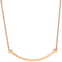 ティファニー Tiffany & Co Tスマイル ペンダント スモール ローズゴールド K18PG ネックレス T＆Co. ピンクゴールド Au750 Tiffany T smile