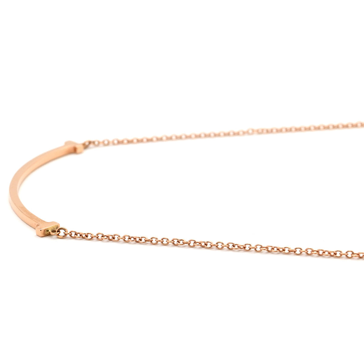 ティファニー Tiffany & Co Tスマイル ペンダント スモール ローズ